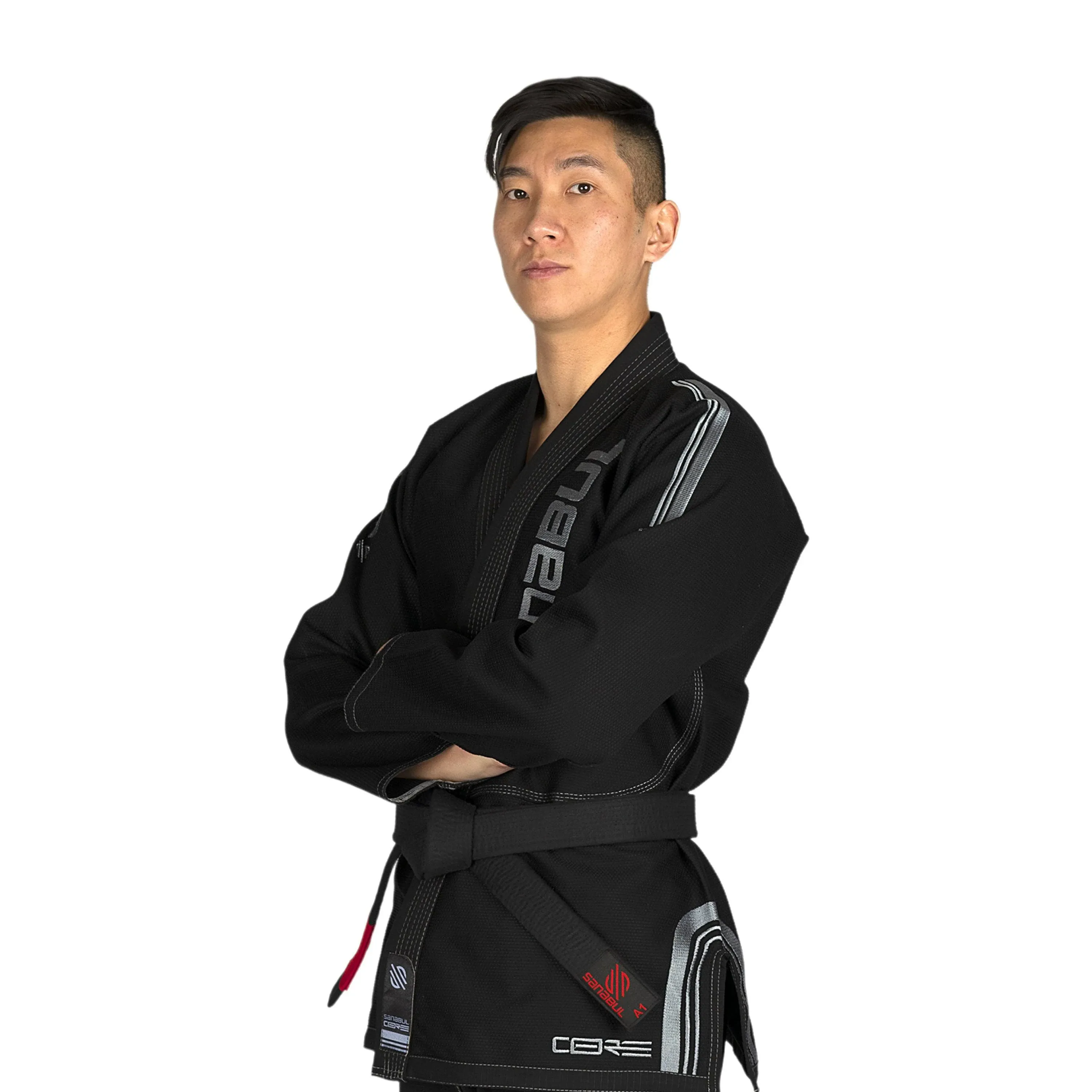 Sanabul Core Series Competition BJJ Gi - IBJJF Approved Black/Gun-Metal / A1