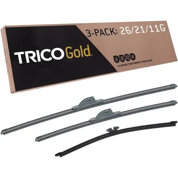 TRICO Gold 3 Pack Fits Select Ford 18-2621-11G