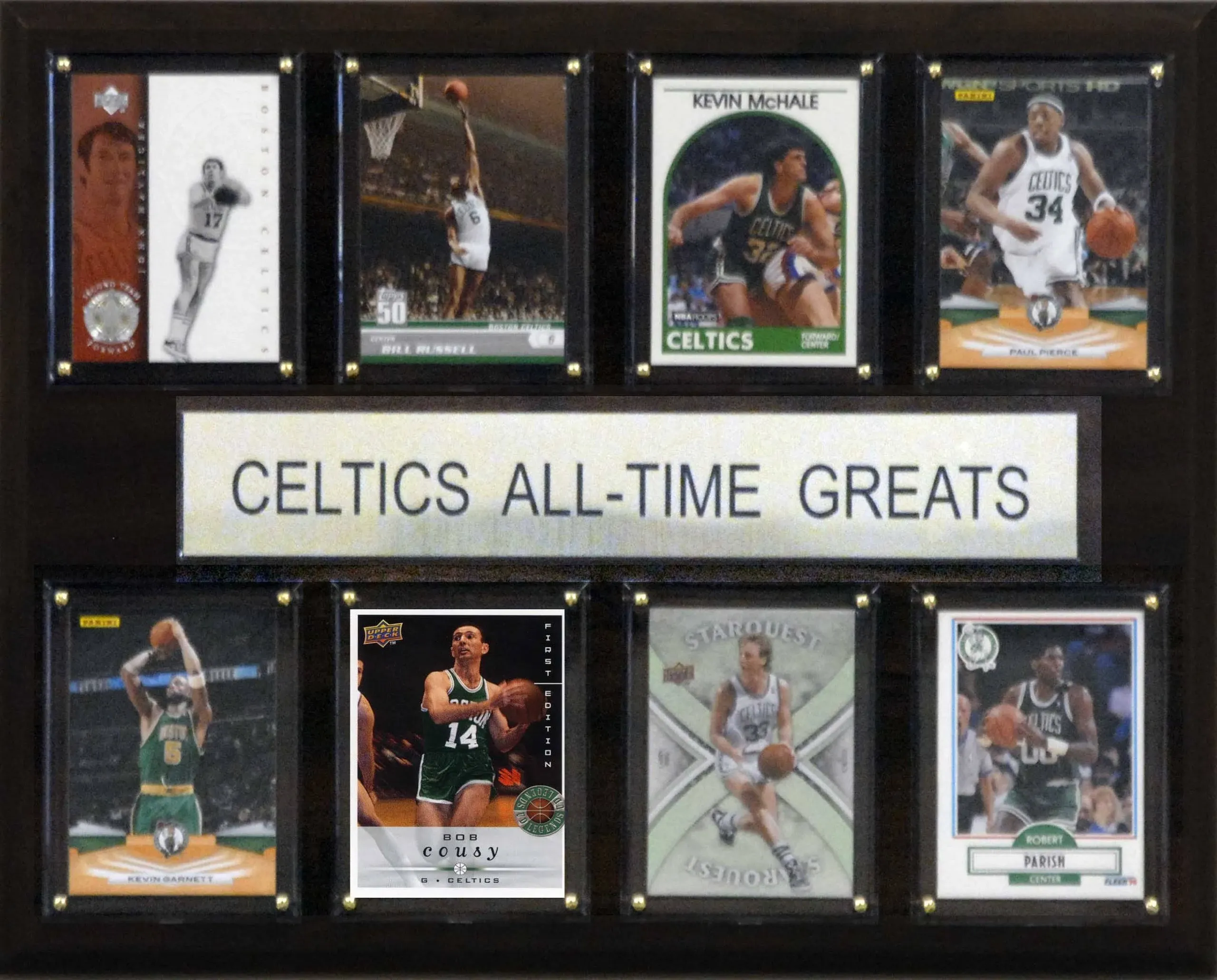 NBA Boston Celtics All Time Greats Plaque