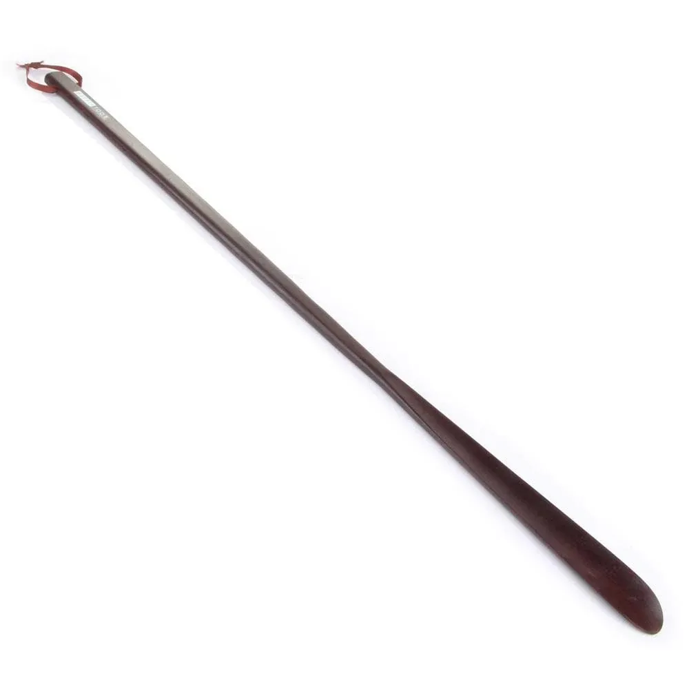 FootFitter Handcrafted 28" Long Teak Wood Shoe Horn