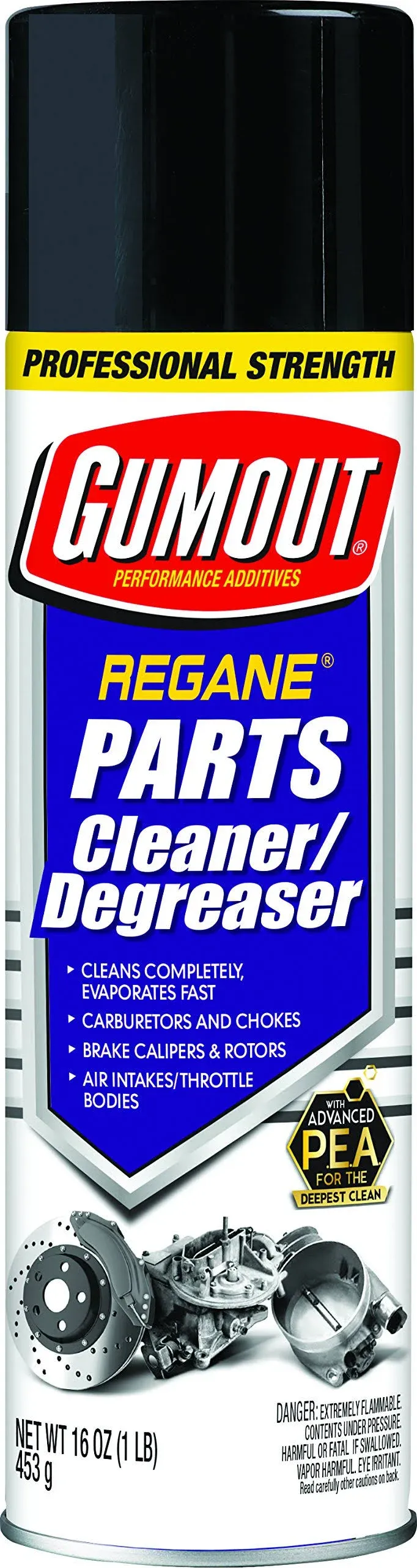 Gumout 540001 Regane Parts Cleaner and Degreaser, 16 oz