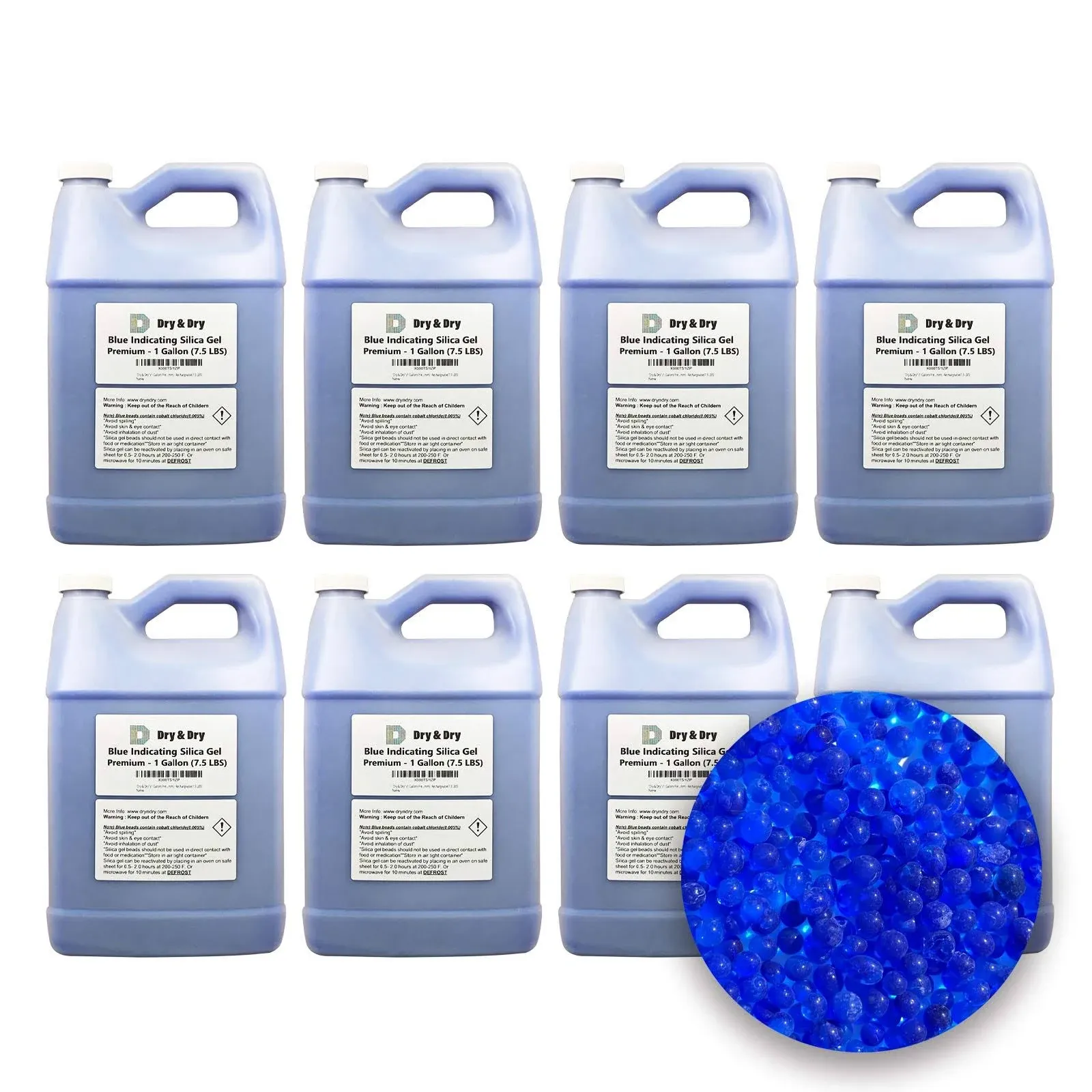 Dry & Dry Premium Blue Indicating Silica Gel Beads