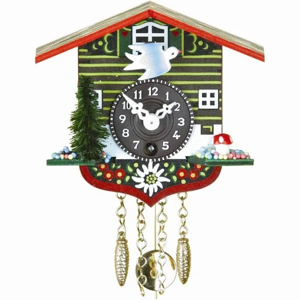 Trenkle Black Forest Clock Swiss House TU 62 PQ