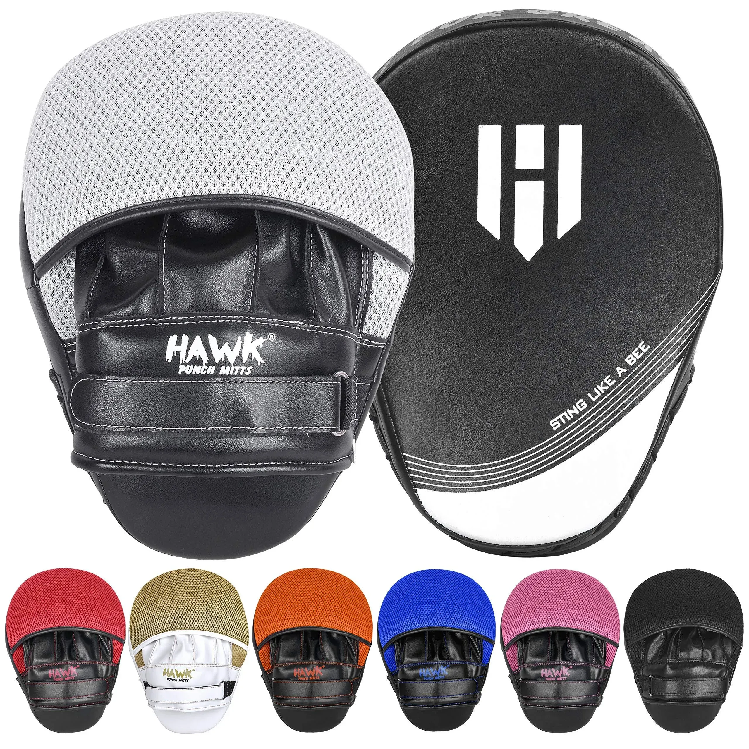 Hawk Sports Punching Mitts for Men, Women, & Kids, Leather Focus Mitts for ...