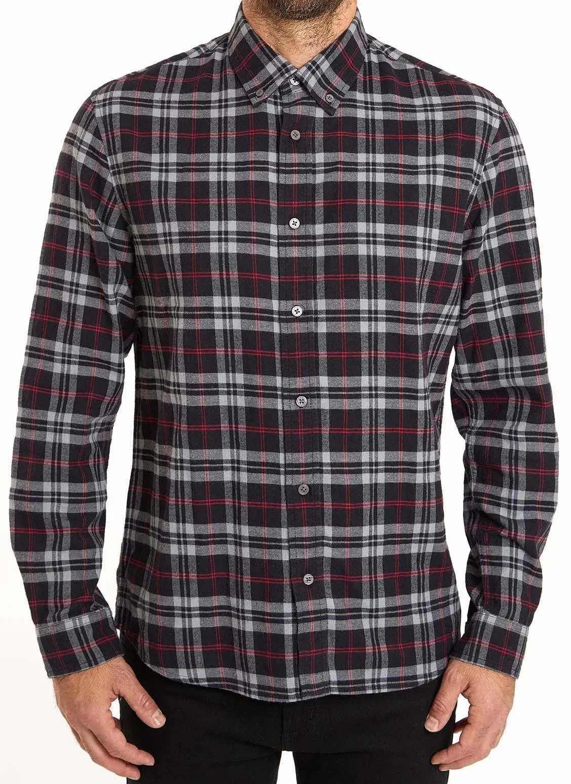 Slate & Stone Flannel Button-Down Collar Shirt