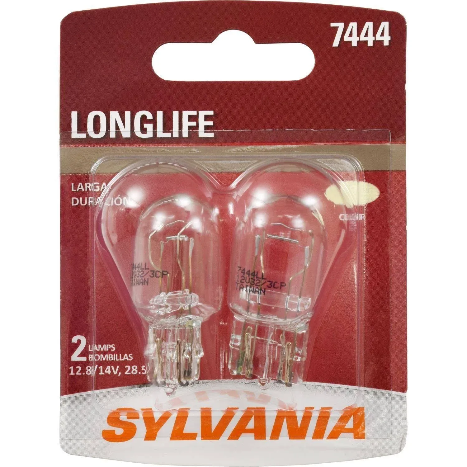 Sylvania 7444 Long Life Incandescent Mini Bulb (Pack of 2)