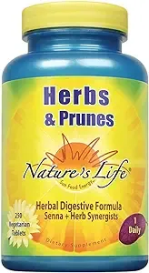 Nature's Life Herbs and Prunes, Tablets - 250 count