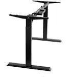 Techorbits Electric Standing Desk Frame - Two Leg Motorized Stand Up Desk Base