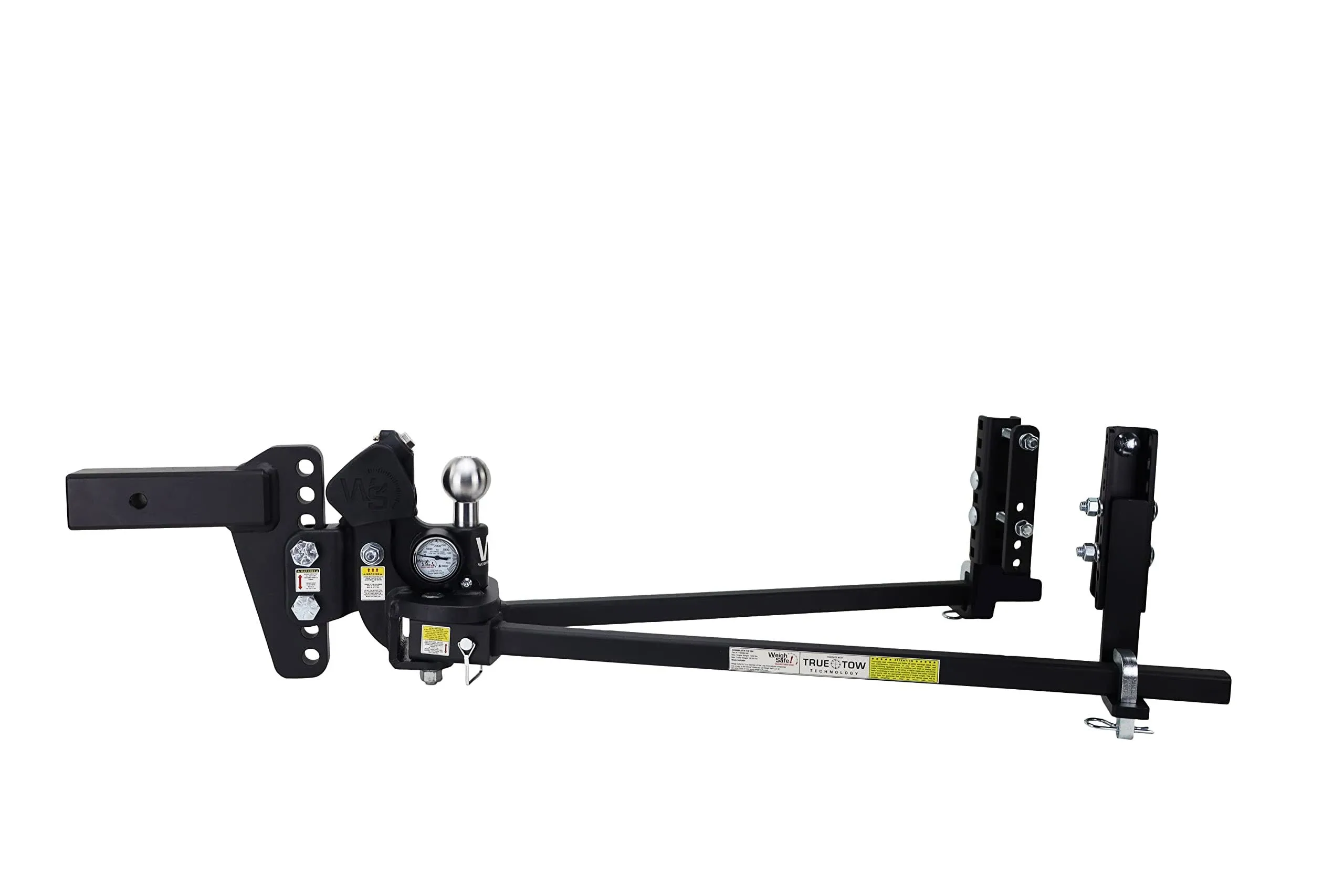 Weigh Safe True Tow Middleweight Anti Sway Weight Distribution Hitch 6" Drop 2.5" Shank 12,500 lb Tow Rating