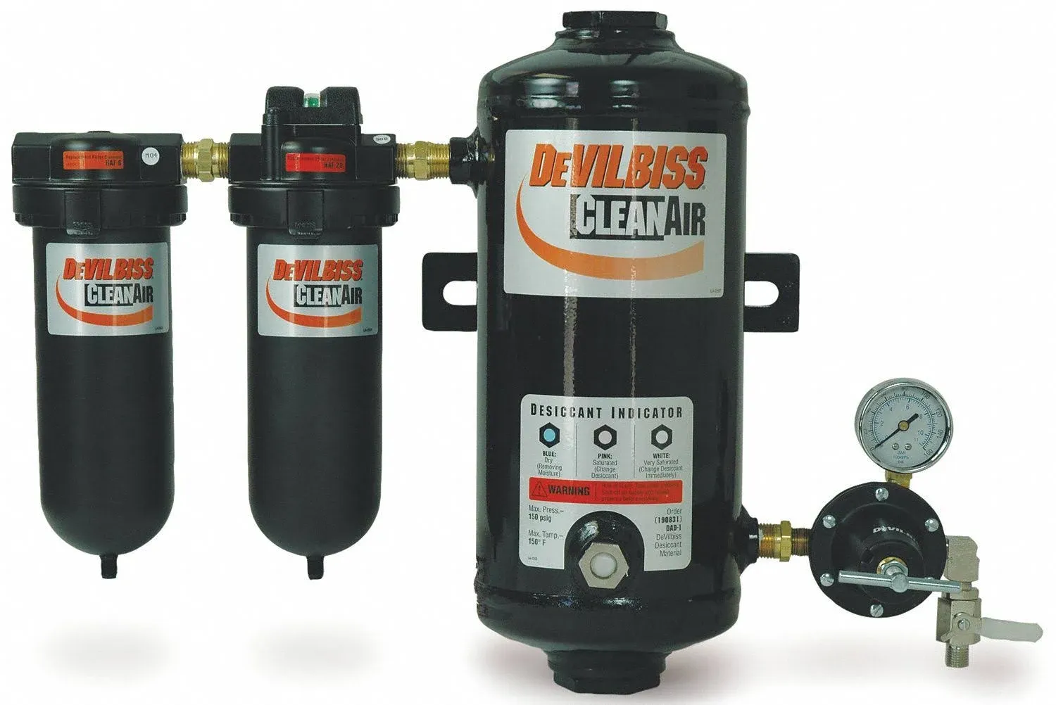 Devilbiss 3 Stage Desiccant Air Dryer System