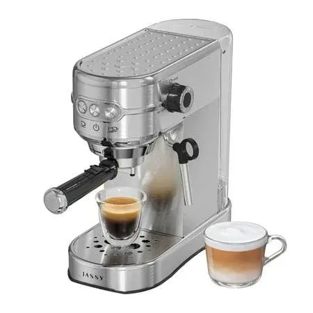 Espresso Coffee Maker 20 Bar Cappuccino Coffee Machine with Milk Frother for Espresso/Cappuccino/Latte/Mocha for Home Brewing with 35 oz Removable