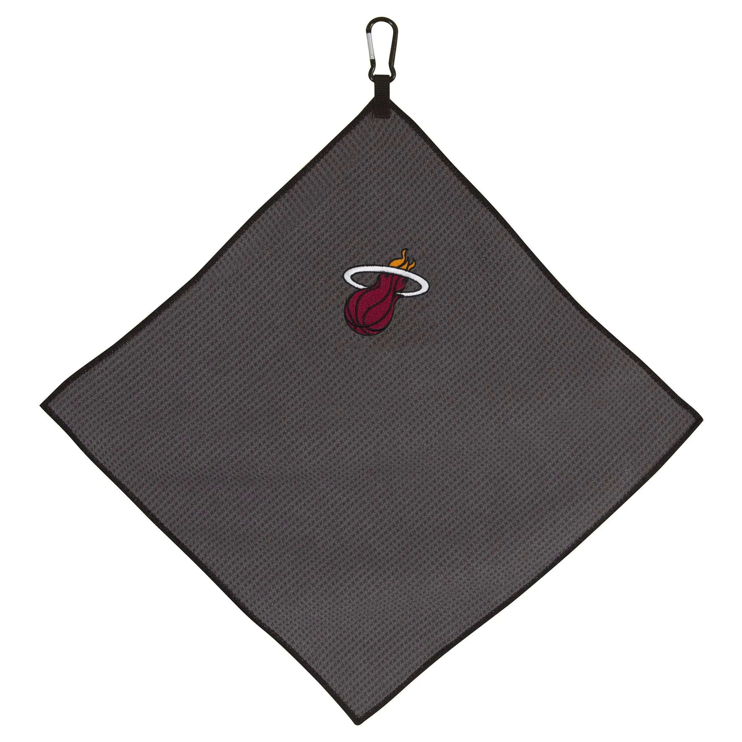 Team Effort Miami Heat 15"x15" Grey Microfiber Towel