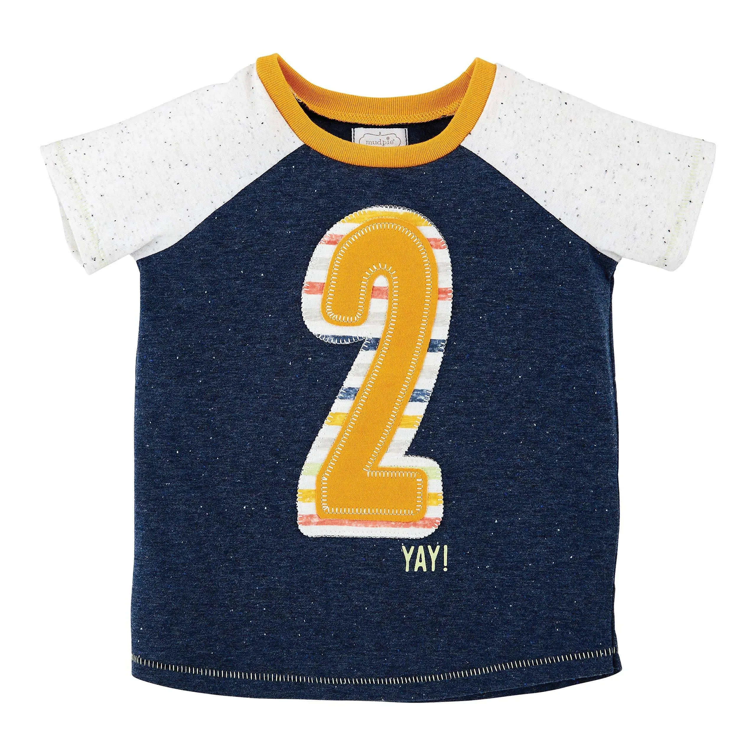 Mud Pie Baby Boy Two Birthday Shirt 2T