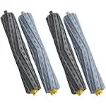 Rubber Roller Brushes,Replacement Parts for irobot Roomba 800 & 900 Series, Roomba 800 850 860 861 866 870 880 890 900 980 985 Vacuum,Roomba Accessories 2 Sets of Debris Extractor