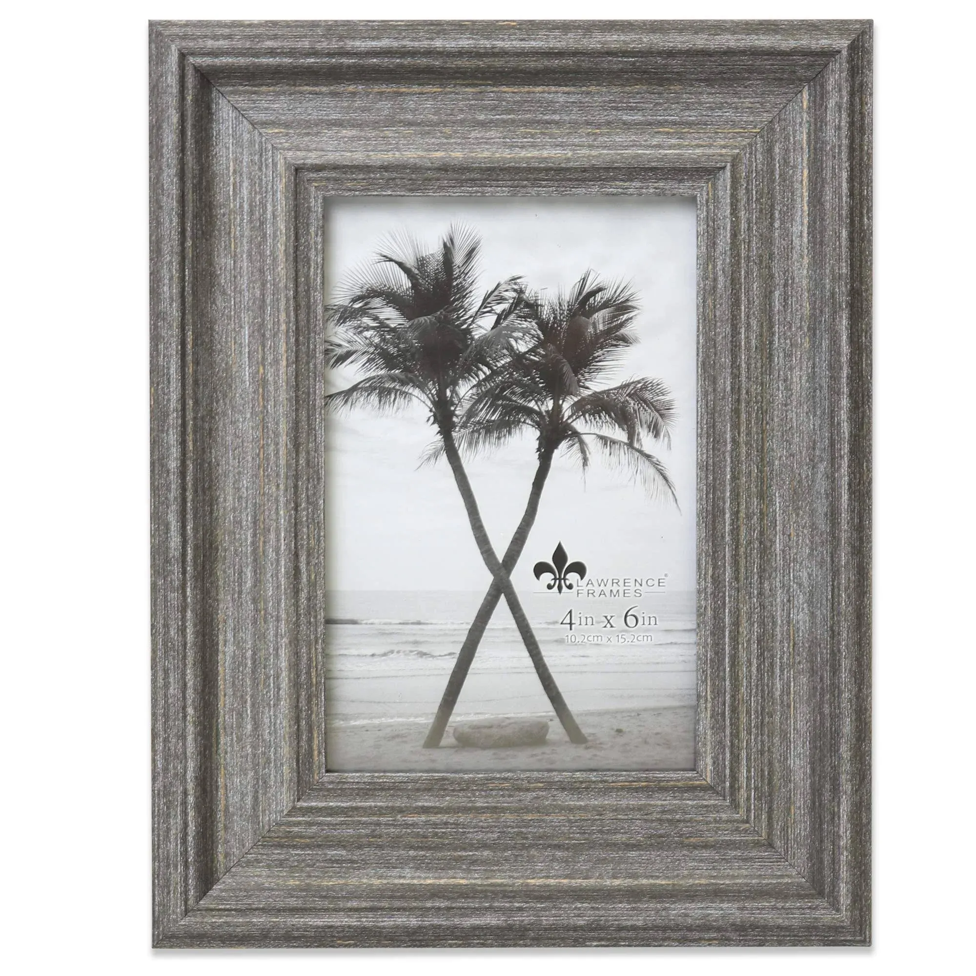 Marlo Antique Finish Gray 4x6 Photo Frame