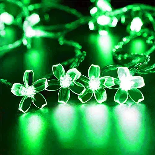 LIGHTOP Flower String Lights Battery Operated 30led Cherry Blossom Christmas ...