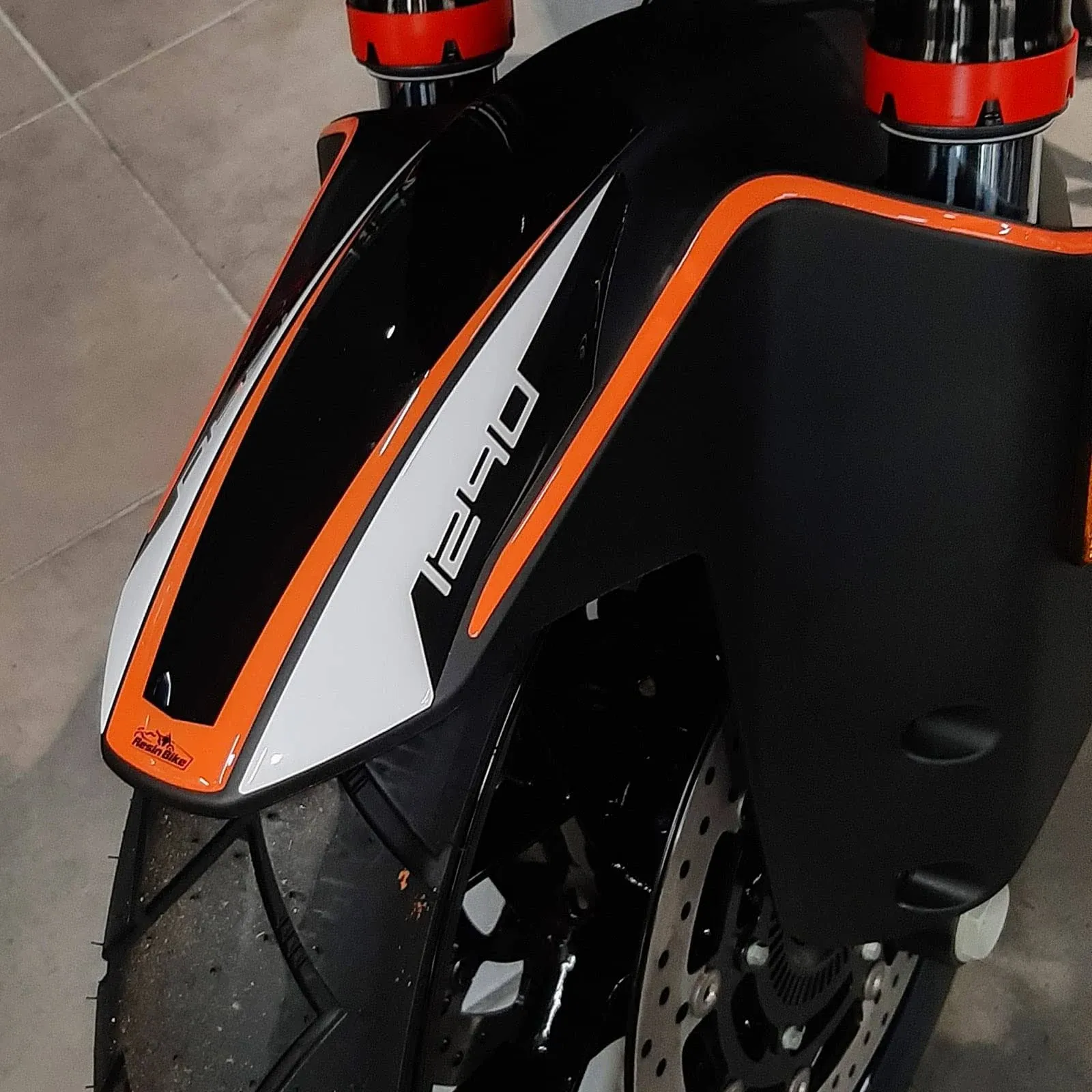 Stickers 3D Compatible KTM 1290 SUPER ADVENTURE S 2021 2024 Protection Fender