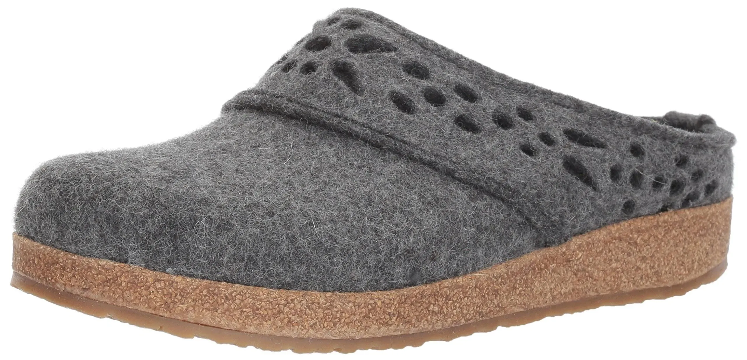 Haflinger Women's GZ Lacey Clog - Grey - 41