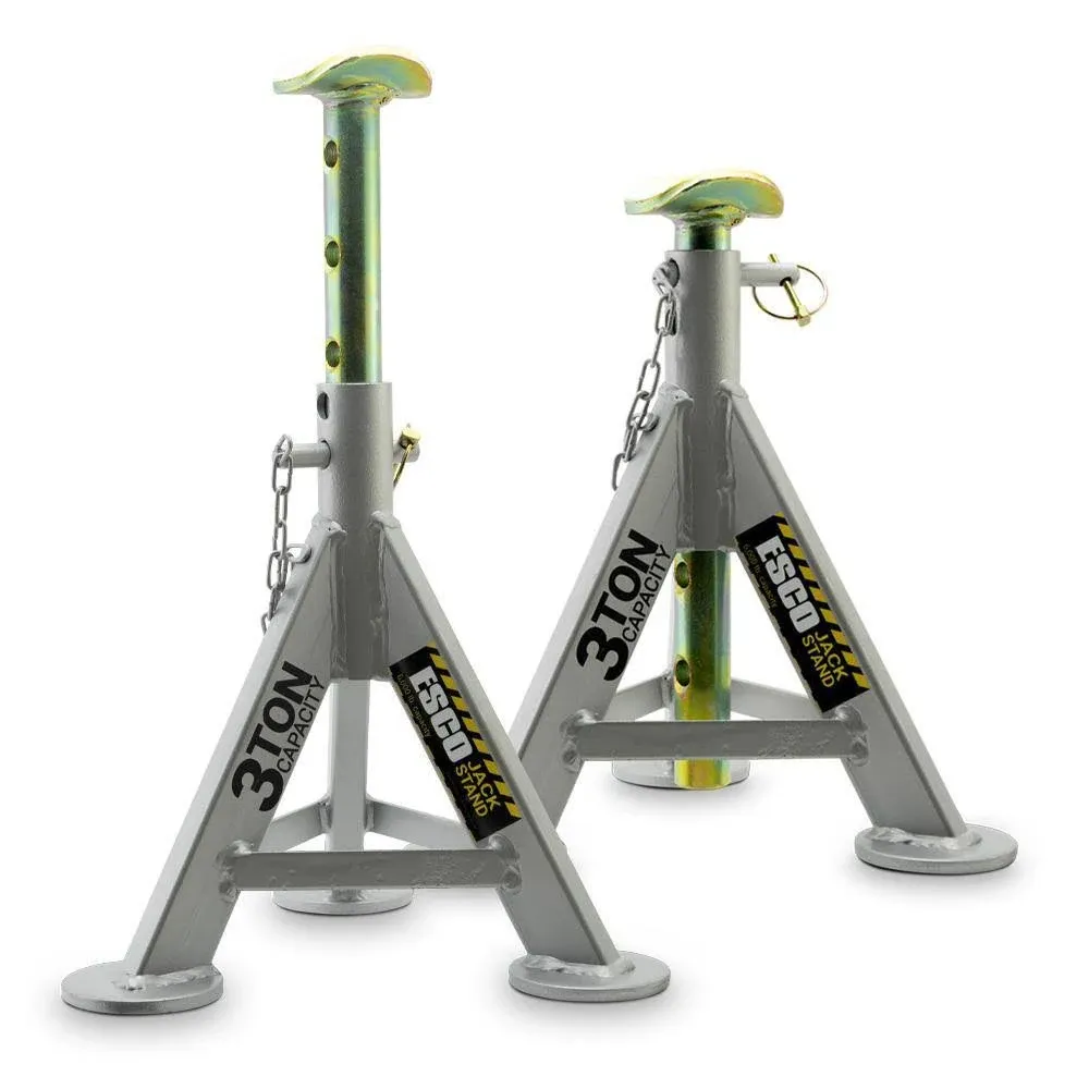 Esco 10497-PAIR 3 Ton Jack Stands Pair