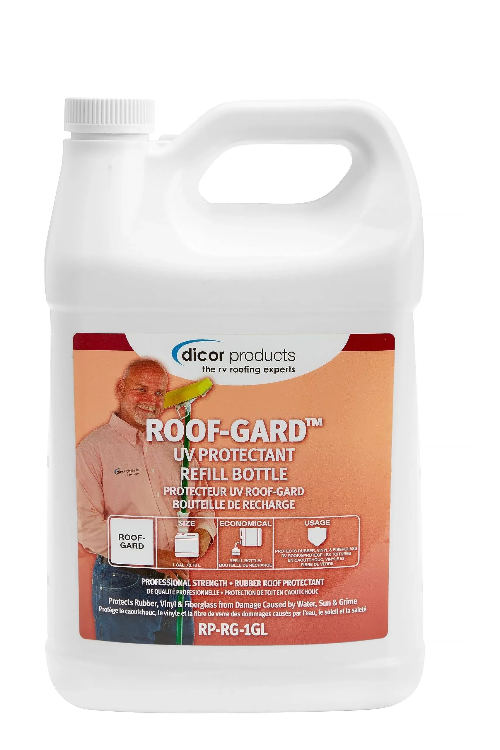 RV Roof-Gard - Dicor Rubber Roof UV Protectant -1 Gallon