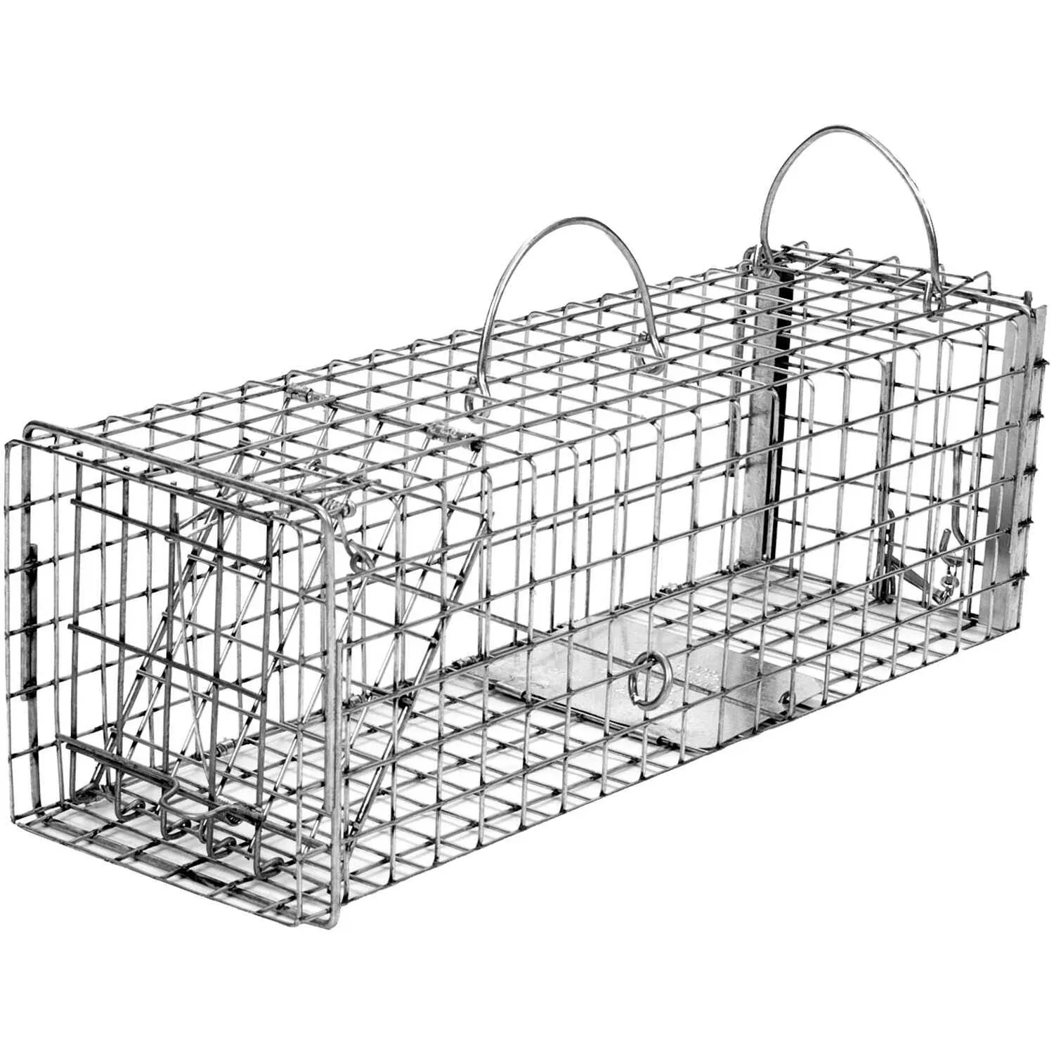 Tomahawk Live Trap - Model 603 - Original Series Rigid Live Trap with one Trap Door and Easy Release Door - 19x6x6 for Squirrel, Rat, Muskrat Sized Animals