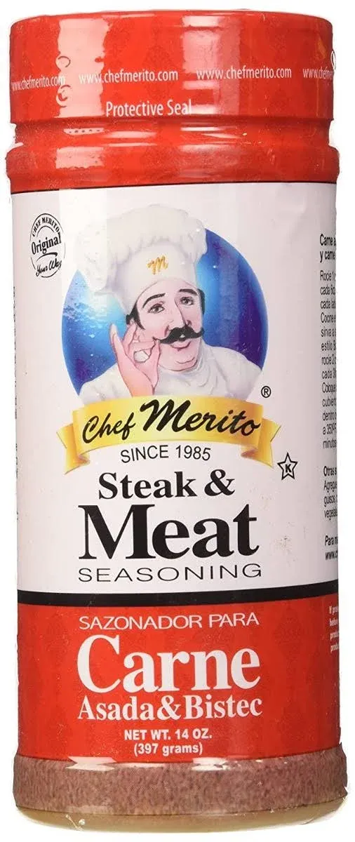 Chef Merito Seasoning Steak & Meat - 14 oz