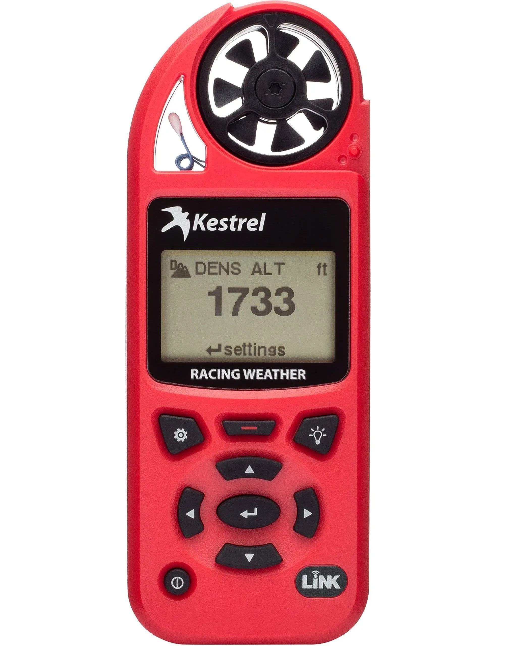 Kestrel 0851RED Weather Station, 5100 Racing Meter, Hand-held, Each