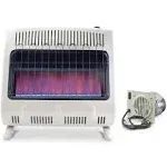 Mr. Heater, 30,000 BTU Vent Free Blue Flame Propane Heater, MHVFB30LPT + Fan