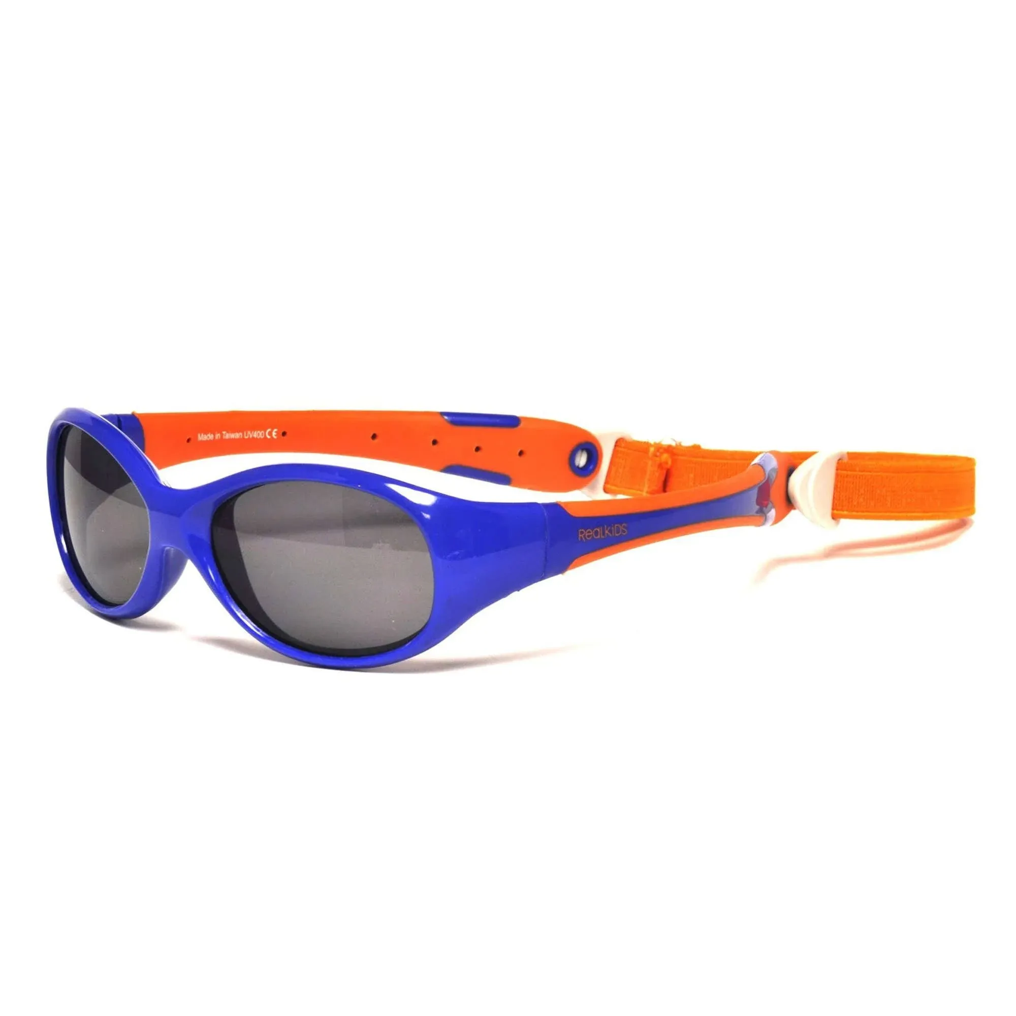 Real Kids NVY/ORANGE Flex Fit Removable Band Smoke Lens 4+