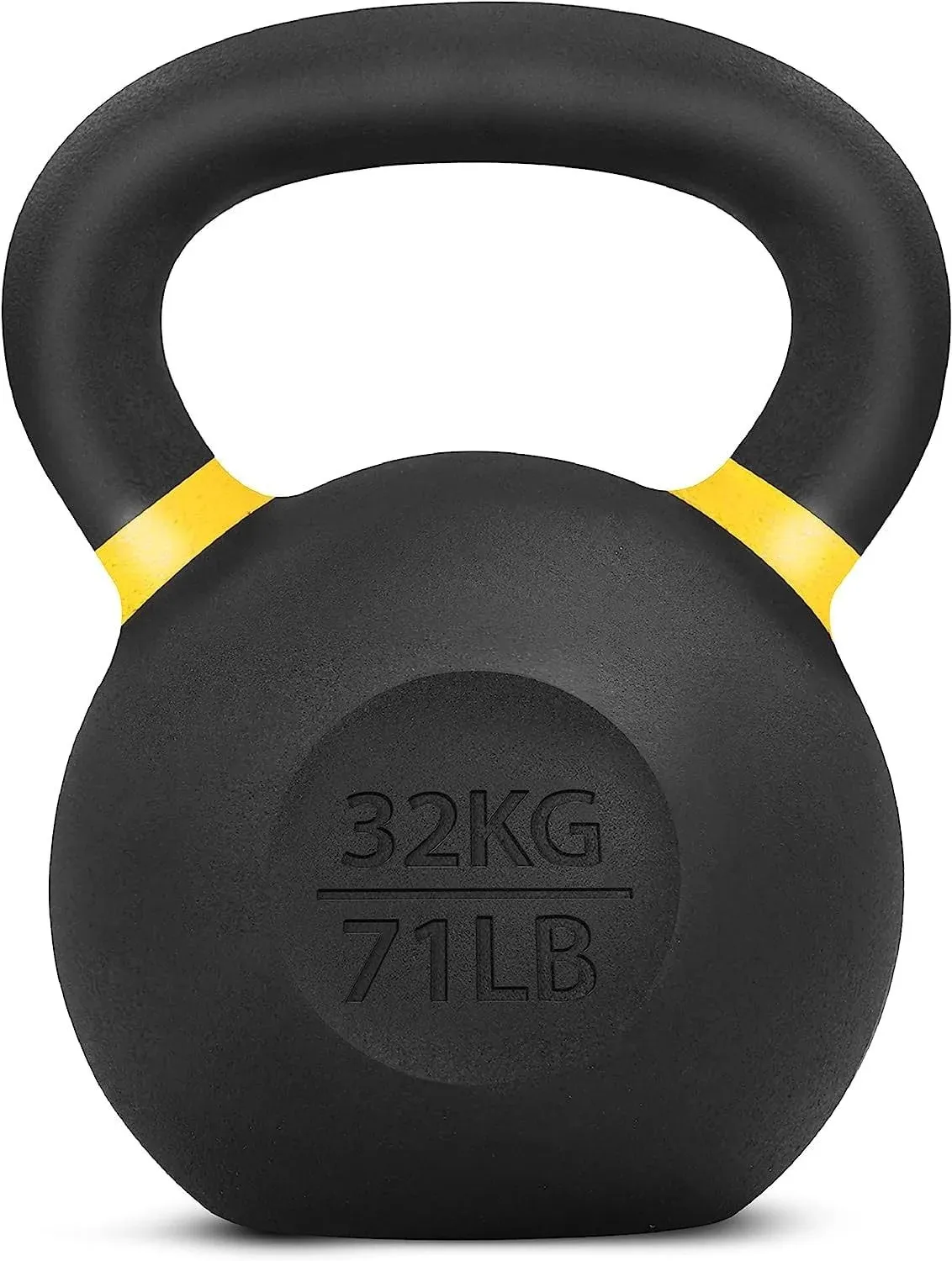 Yes4All Powder Coated Cast Iron Kettlebell Strength Training Kettlebells Weight Set for Full Body Workout, Home Gym