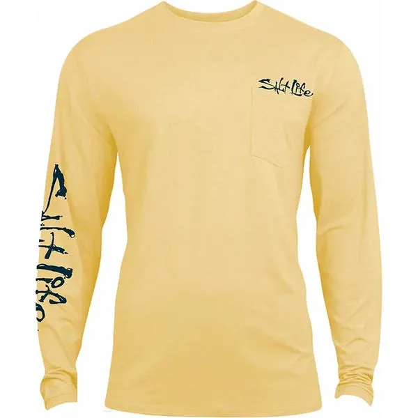 Salt Life Men's Standard Tuna Brigade Long Sleeve Performance Shirt