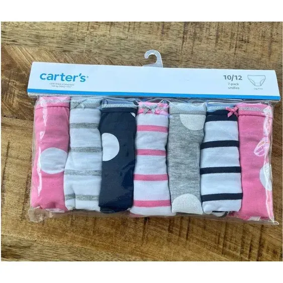 Carter's Little Girls Stretch Cotton Underwear 7