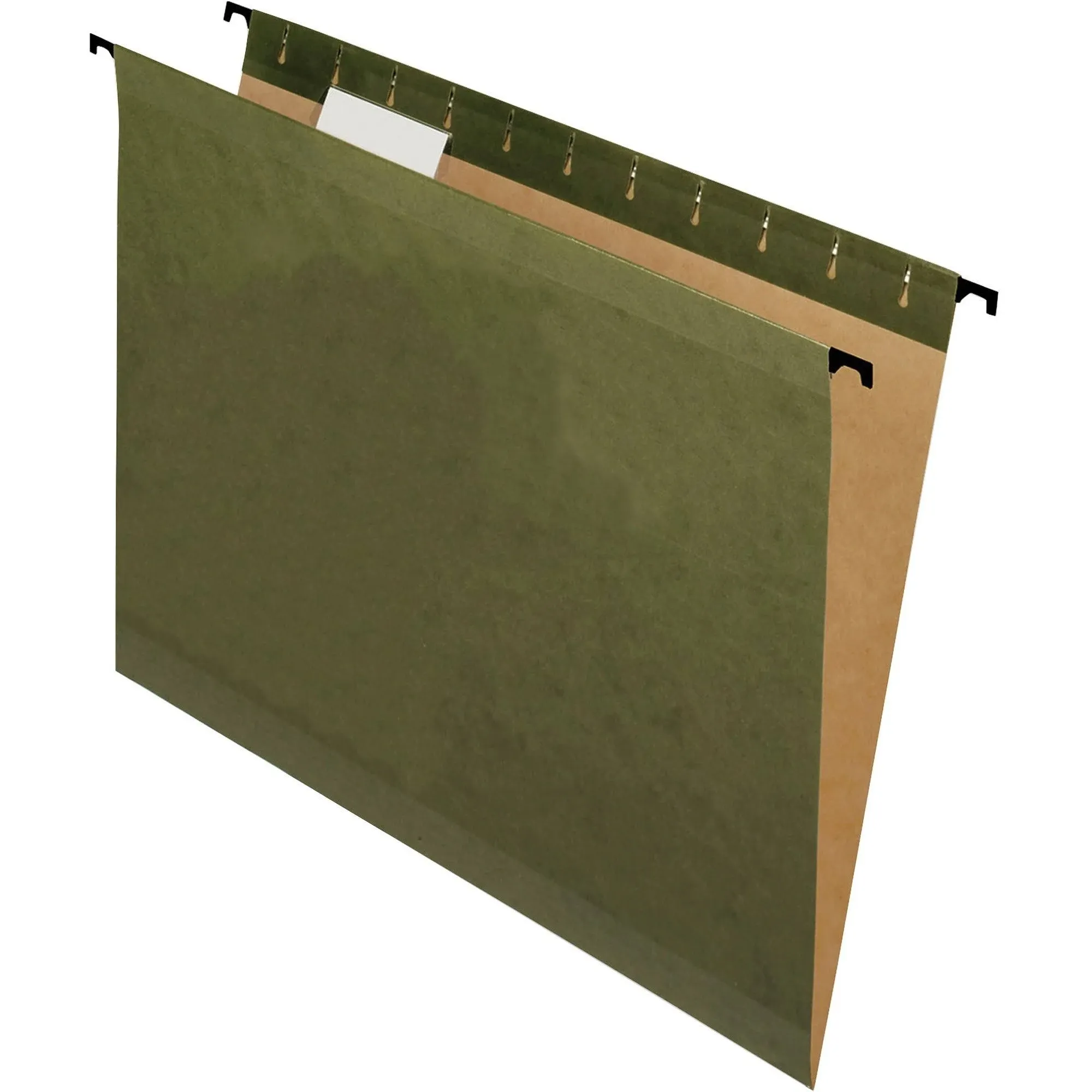 Pendaflex SureHook 6152-1/5 Hanging File Folders, Letter, Green, 20/Box