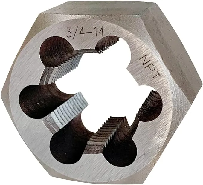 NPT Pipe Hex Die Cartbon Steel 3/4"-14