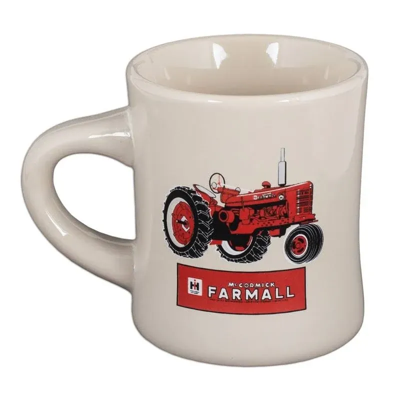 Stoneware Diner Mug White - Red Tractor