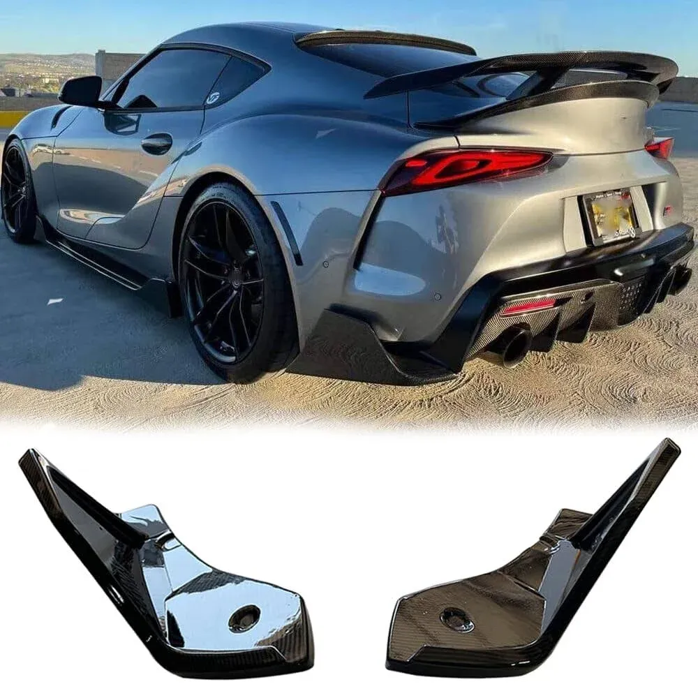 Ombialo Rear Bumper Side Corner Splitter Aprons Extensions Compatible with 2020 ...