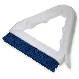 Carlisle Spectrum Tile / Grout Brush, POLYESTER, 9 in, Molded, Blue