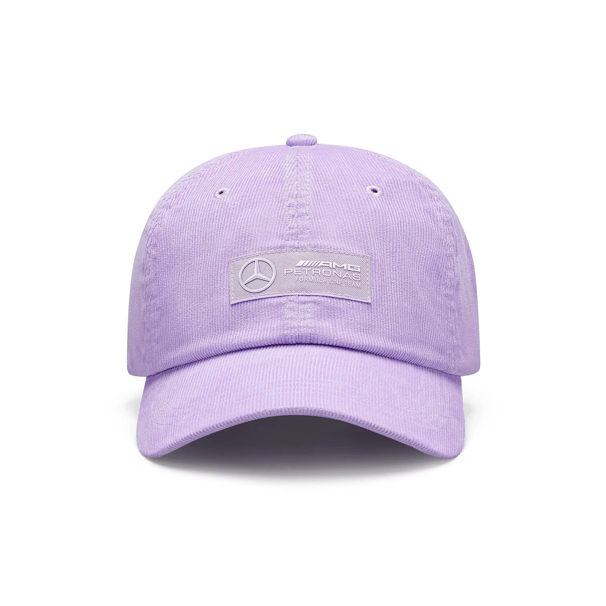 Mercedes AMG Petronas F1 Retro Cord Dad Baseball Hat - Mint/Lilac/Blue