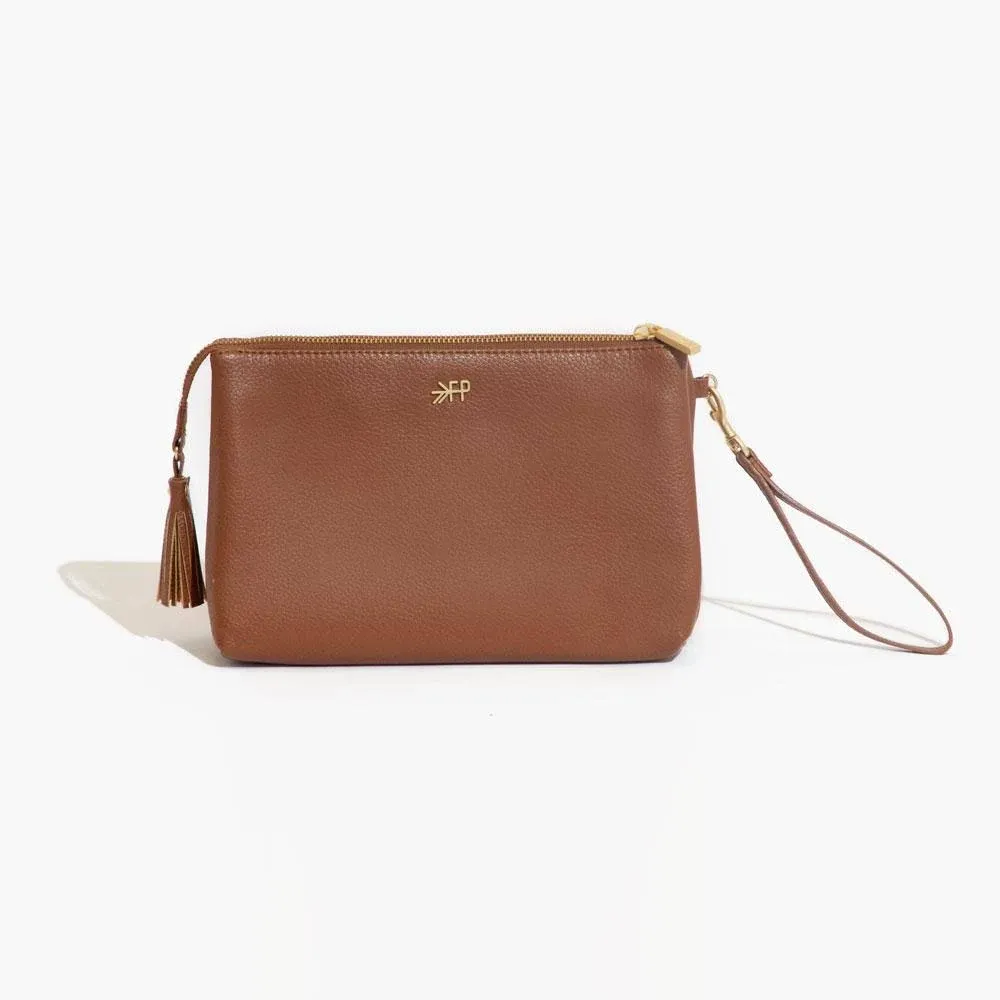 Freshly Picked Classic Zip Pouch Cognac