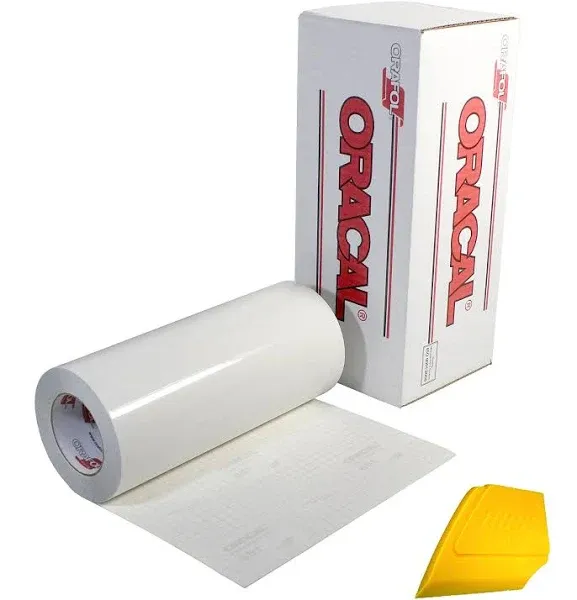 Oracal Clear Transfer Tape 12" x 6ft Roll (3 Roll Pack)