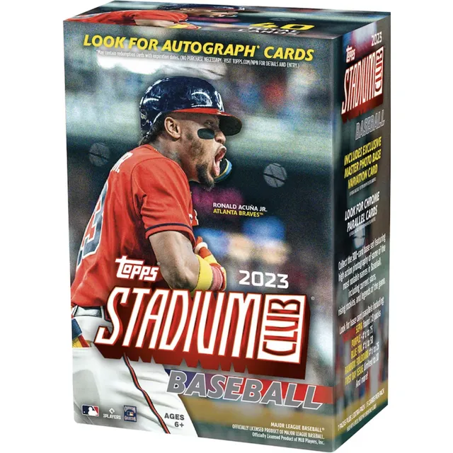 Coffret de valeur scellé en usine du Topps Stadium Club Baseball 2023