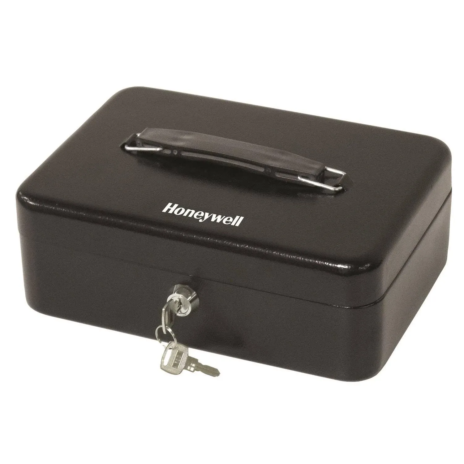 Honeywell, Standard Steel Cash Box, Black, 6112