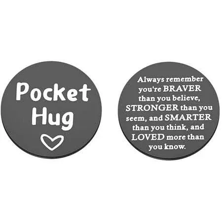 Pocket Hug Token Always Remember You Are Braver Than You Believe Token ...