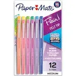 Paper Mate® Flair® Retro Accents™ 12 Color Felt Tip Pen Set