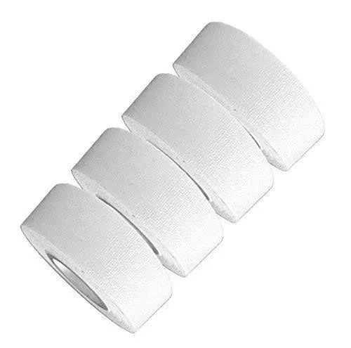 Professional Premium Grade Gaffer Tape - Heavy Duty Pro Gaff Tape - Holds Down Wires Leaves No Sticky Residue Easy to Tear, Multipurpose (White, 1 Inch x 8 Yards Each)