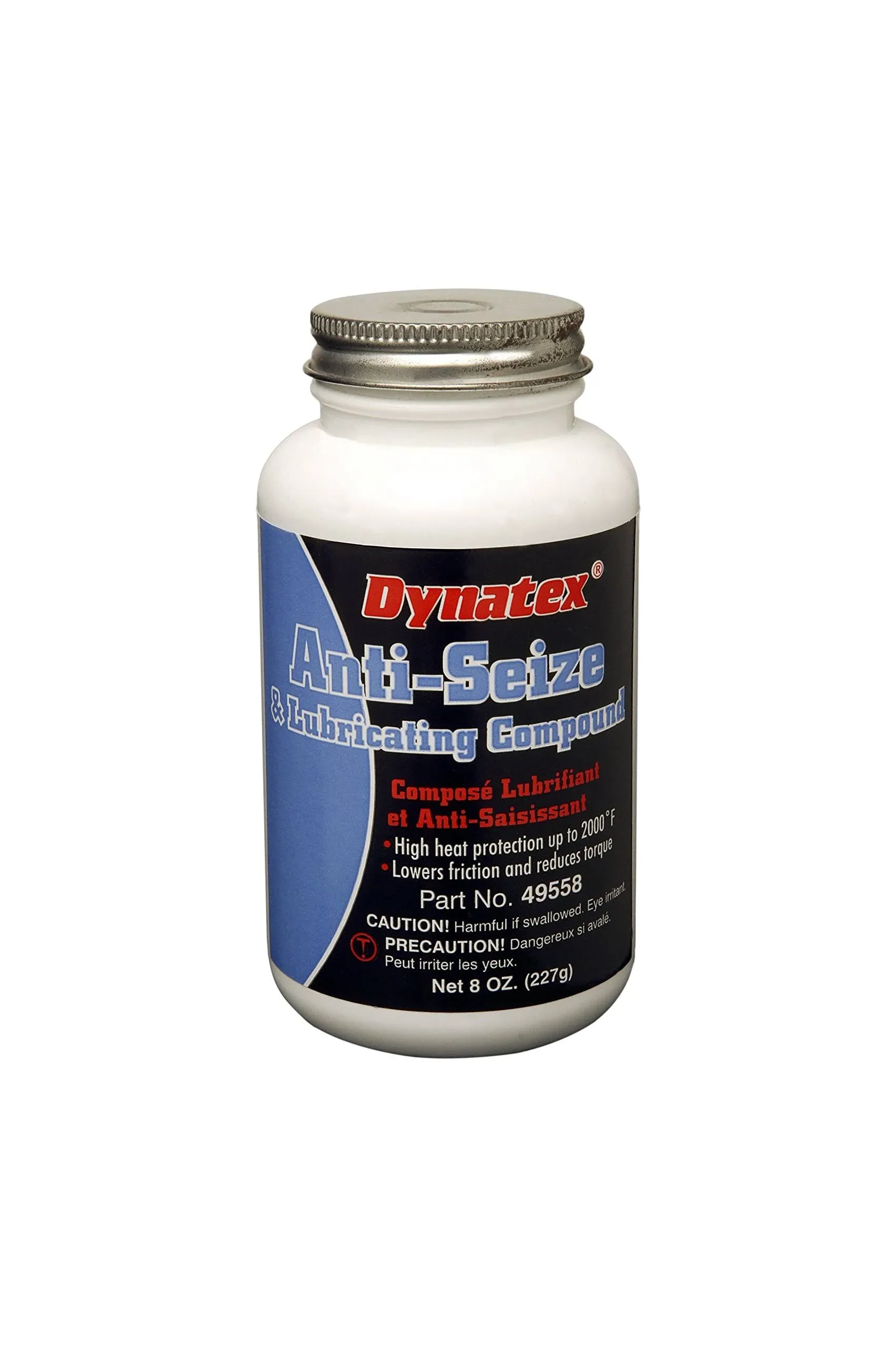 Dynatex 49558 - Aluminum Anti Seize & Lubricating Compound 8 oz. Brush Top Bottle