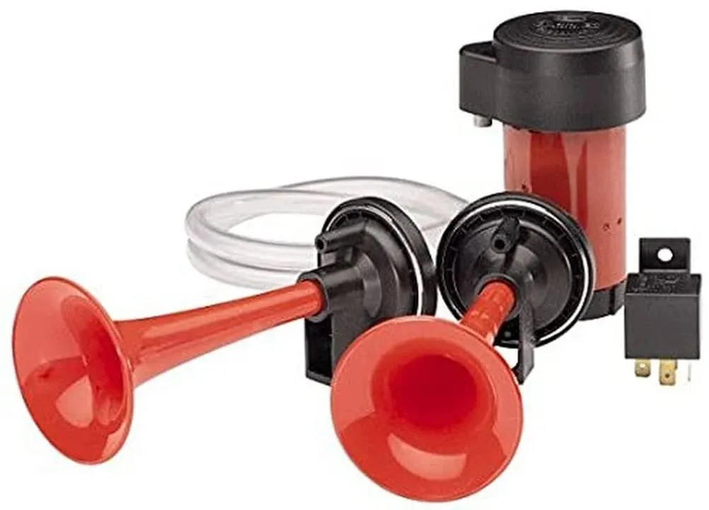 Hella 003001651 - 2-Trumpet 12V Air Horn Kit