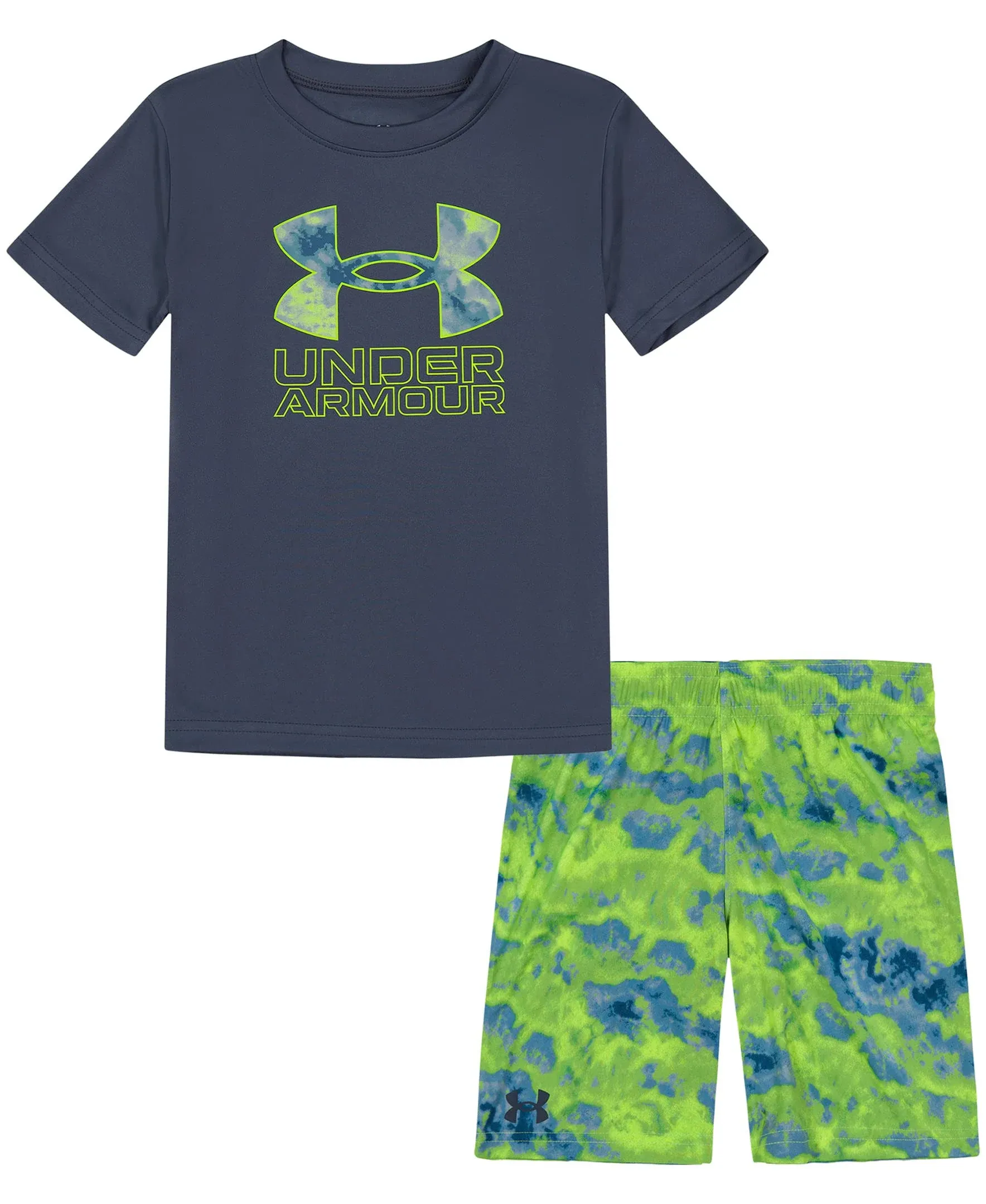 Under Armour UA Ridge Dye Big Logo Set Downpour Gray 6Y