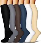 COOLOVER Copper Compression Socks for Women and Men(6 Pairs)-Best Support for ...