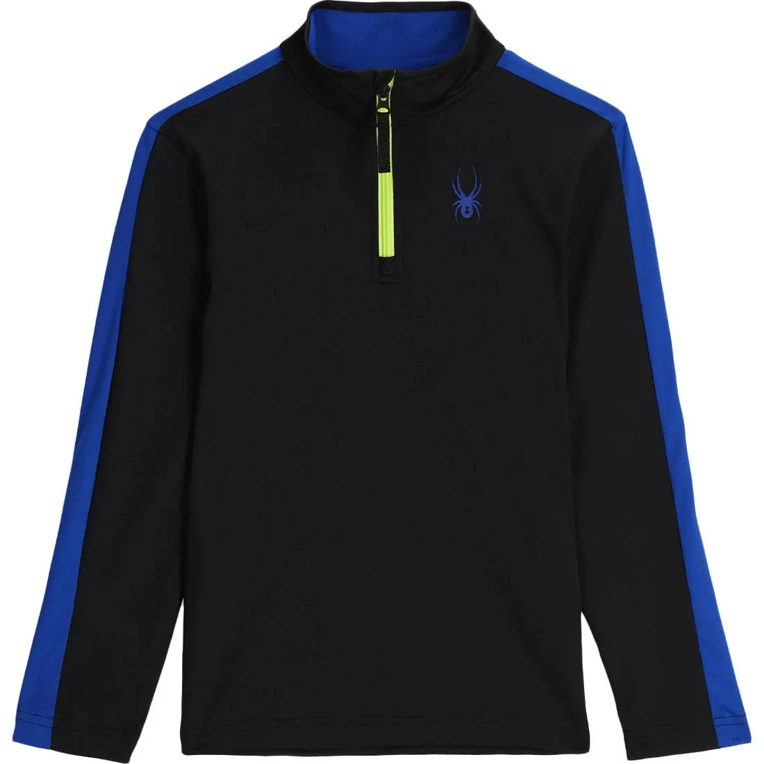 Spyder Base 1/2 Zip - Boys M Black